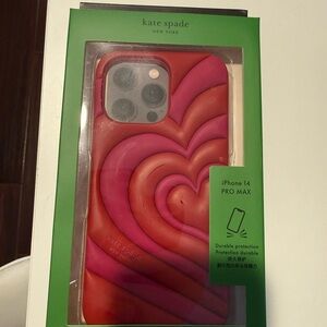 Kate Spade Heart Design Case for iPhone 14 Pro Max